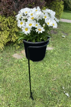 Outdoor Hanging Basket/Plant Stand - Use With Standard 10" Pots - 40" Tall -Plant Shop daistnd2 06225.1693511362
