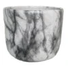 Marbled Egg Pot Cement Planter - 6" X 5" - Indoors Or Out