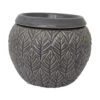 Sherborn Self Watering Glazed Ceramic Pot - Titanium - 5.25 X 4.25"